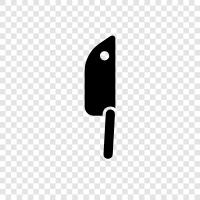 kitchen knife, kitchen knives, steak knife, butcher knife icon svg