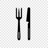 kitchen knife, utensil, eating utensil, cutlery icon svg