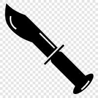 kitchen knives, chef knives, butcher knives, hunting knives icon svg