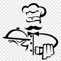 kitchen, kitchen worker, restaurant, food icon svg