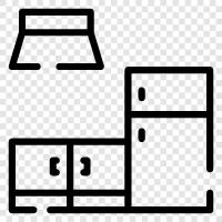 Kitchen Sets, Kitchen Furniture, Kitchen Accessories, Kitchen icon svg