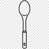 Kitchen Spoon, Spoons, Wooden Spoon, Wooden Spoons icon svg