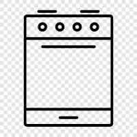 mutfak sobası, oven, stove top, cookware ikon svg