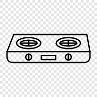 kitchen, oven, range, cookware icon svg