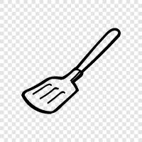 kitchen utensil, cooking utensil, cooking brush, scraper icon svg