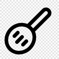 kitchen utensil, kitchen tools, cooking utensils, slotted spoon icon svg