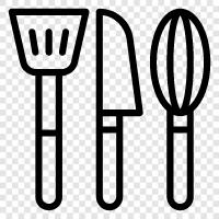 mutfak eşyaları, mutfak aletleri, mutfak malzemeleri, mutfak aletleri ve aletleri ikon svg