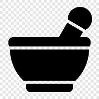 kitchen utensils, mortar and pestle, kitchen tools, pestle and mortar icon svg