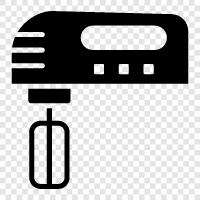 kitchenaid mixer, electric mixer, KitchenAid, black and decker mixer icon svg