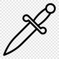 knife, swords, medieval, renaissance icon svg