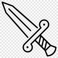 knife, swords, sword, medieval icon svg
