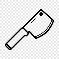 knife, butcher, kitchen, butchering icon svg