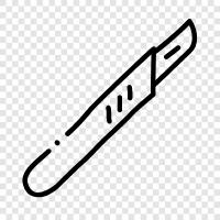 Knife, Surgical, Cutting, Surgery icon svg