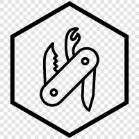 Knife, Swiss Army, Knife Sharpener, Swiss Army Knife icon svg