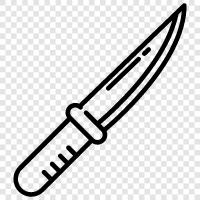Нож Значок svg