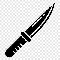 Нож для ножей, нож для кухни, нож для мясника, нож для кухонных ножей Значок svg