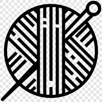 Stricken, Häkeln, Strickmuster, Häkelmuster symbol