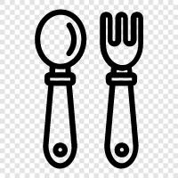 knives, kitchen, silver, stainless steel icon svg