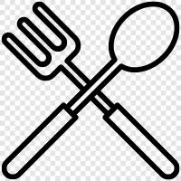 knives, silverware, kitchen, utensils icon svg