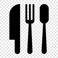 knives, kitchen knives, kitchen shears, cutlery icon svg