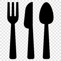 Messer, Küchenmesser, Steakmesser, Schnitzmesser symbol