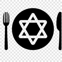 kosher certification, kosher laws, kosher food products, Kosher food icon svg