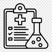 Результаты лабораторных анализов, лабораторные тесты, результаты лабораторных анализов онлайн Значок svg