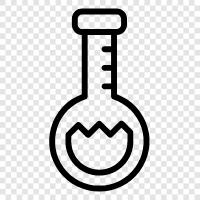 laboratory bottle, testing bottle, drop bottle, lab bottle icon svg