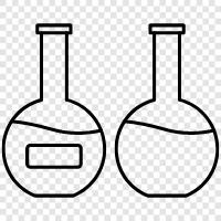 laboratory flask, chemistry flask, chemical flask Значок svg