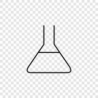 laboratory flask, scientific flask, flask, glass icon svg