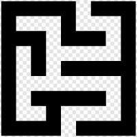 Labyrinth, Enigma, Jigsaw, Treasure icon svg