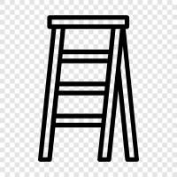 laddering, ladders, safety, safety precautions icon svg