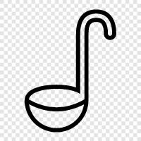 ladle, spoons, soup, sauce icon svg