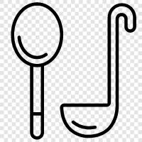 ladle, spoon, spoons icon svg