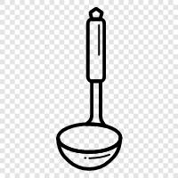 ladle, soup, soup ladle, soup spoon icon svg