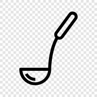 ladle, kitchen, cooking, utensils icon svg