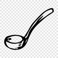 ladle, spoon, spoons, kitchen icon svg