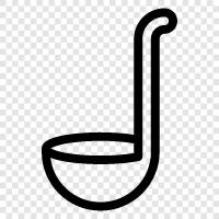 Ladle, Bowl, Spout, Teapot icon svg