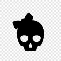 Lady Skulls, Lady Skulls costumes, Lady Skull masks, Lady Skull icon svg