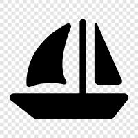 lake, vessel, water, Boat icon svg