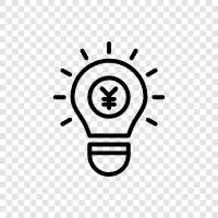 Lamp, Ideas, Home, Lighting icon svg