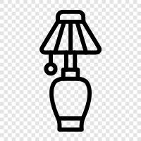 lamps, bedside lamps, desk lamps, living room lamps icon svg