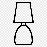 lamps, table, lamps for tables, table lamps icon svg