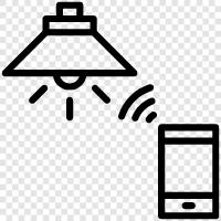 lamps and smartphones, smartphone and lamps, lamp for smartphone, smartphone lamp icon svg