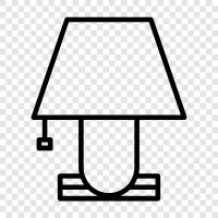 lamps, light, lighting, room icon svg