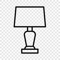 lamps, light, light bulb, light fixture icon svg