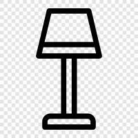 lamps, light, lightbulb, desk lamp icon svg