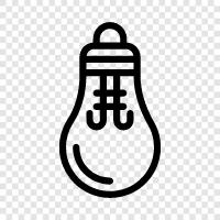 lamps, light, electric, lamps. icon svg