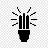 lamps, light, light bulb, light fixtures icon svg
