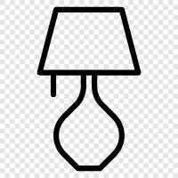 lamps, lighting, lamps for living rooms, living room lamps icon svg